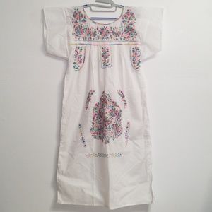Embroidered Mexican Huipil